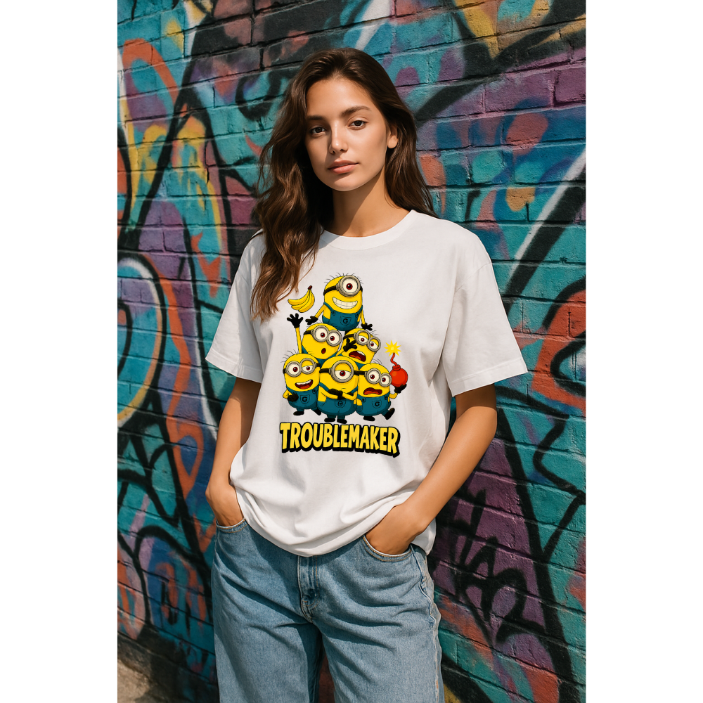 Minions Troublemaker: Oversized T-Shirt