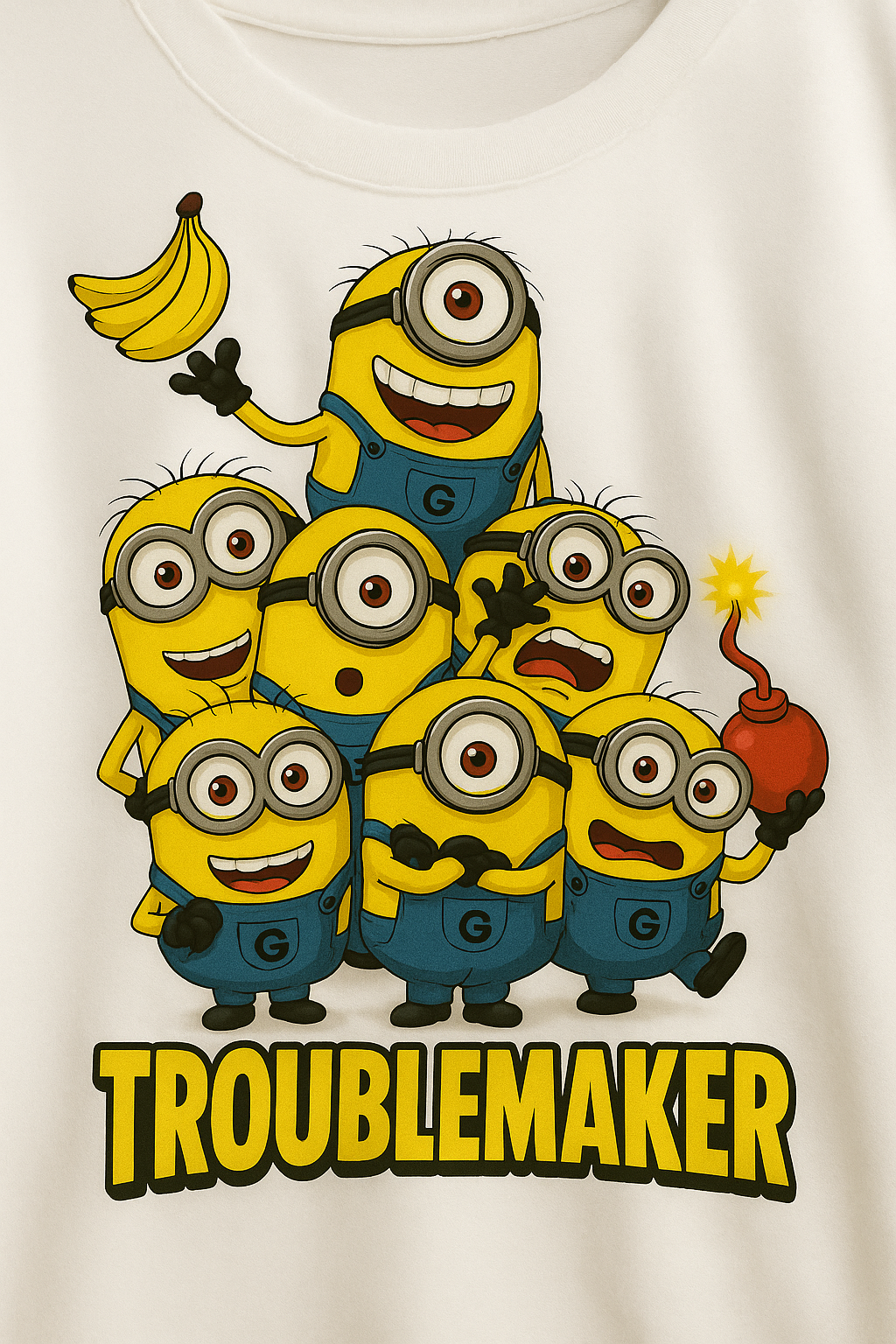 Minions Troublemaker: Oversized T-Shirt - Image 2