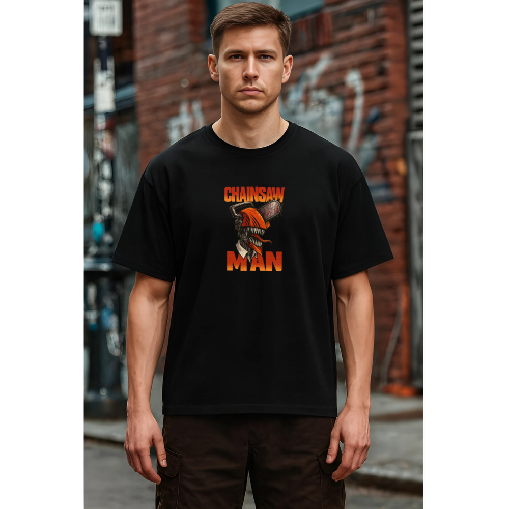 Chainsaw Man: Oversized T-Shirt - Image 3