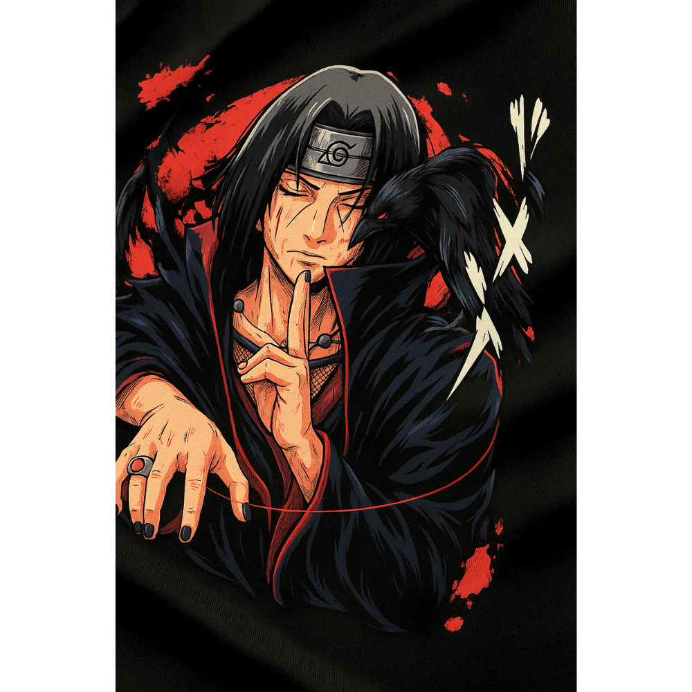 Itachi Uchiha: Oversized T-Shirt - Image 4