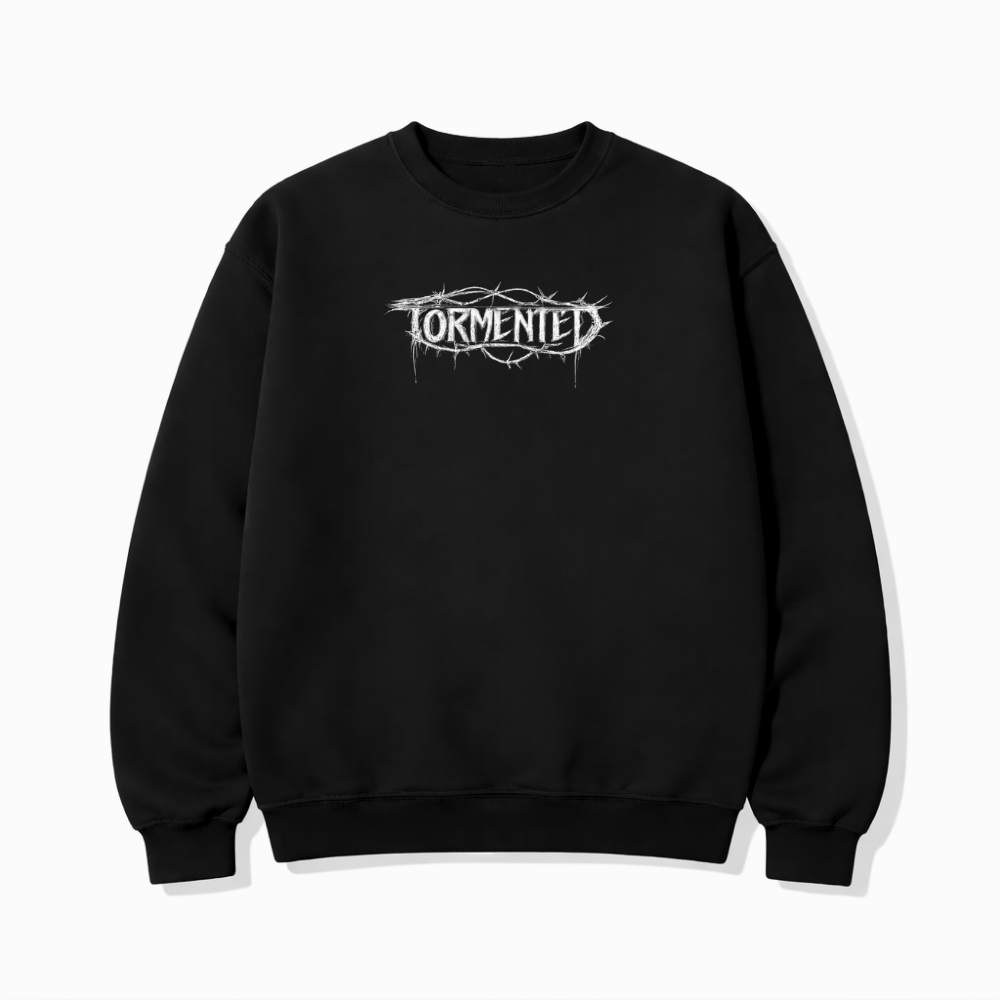 Tormented Studio: Black Sweatshirt - Image 2