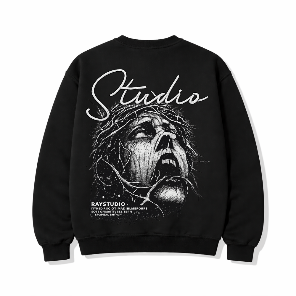 Tormented Studio: Black Sweatshirt